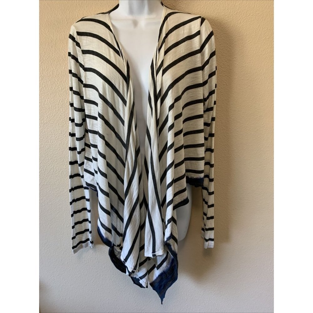 velvet by graham spencer striped tie dye sweater